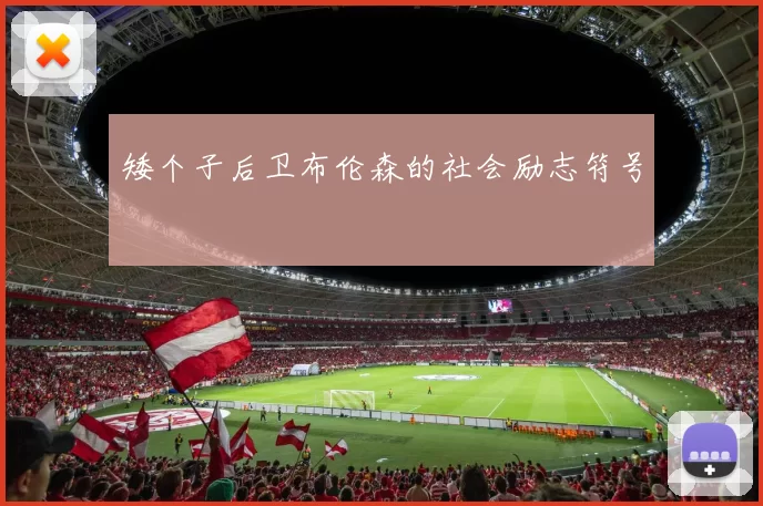 矮个子后卫布伦森的社会励志符号